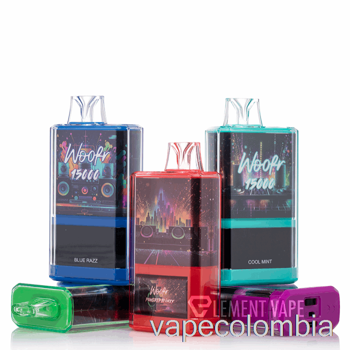 Kit Vape Completo Woofr 15000 Algodon De Azucar Desechable